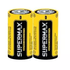 Элемент питания солевой S R20 (уп.2шт) Supermax SUPR20 Элемент питания солевой S R20 (уп.2шт) Supermax SUPR20