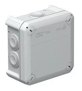 Коробка распределительная 114х114х57мм IP66 T60 7хM25 свет. сер. OBO 2007061 фото 3 Коробка распределительная 114х114х57мм IP66 T60 7хM25 свет. сер. OBO 2007061 фото 3