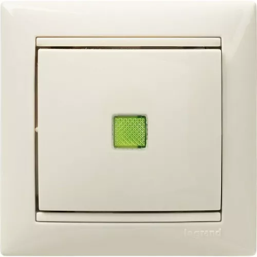 Механизм выключателя 1-кл. СП Valena 10А IP31 250В с зел. индикацией сл. кость Leg 774310 фото 7
