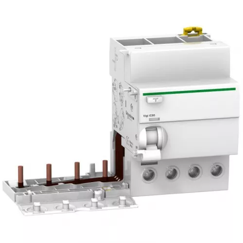 Блок дифференциальной защиты 4п Acti9 Vigi iC60 63А 100мА тип AC SchE A9V12463