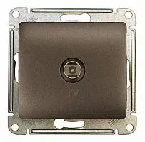 Механизм розетки TV Glossa оконечной 1DB графит SchE GSL001391