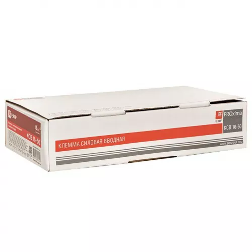 Клемма силовая вводная тройная КСВ 16-50кв.мм сер. PROxima EKF plc-kvs3-16-50-grey фото 3