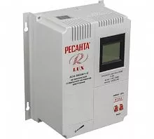 Стабилизатор напряжения АСН-5000 Н/1-Ц 1ф 5кВт настен. IP20 Ресанта Lux 63/6/16