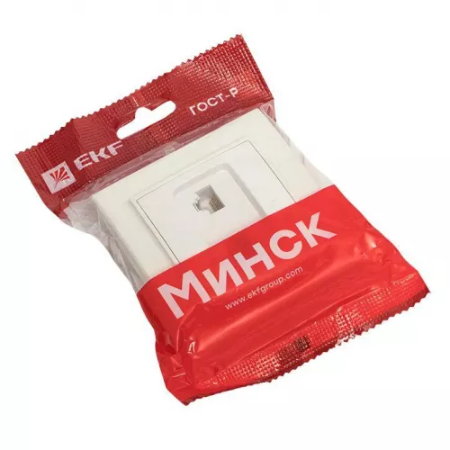 Розетка RJ-45 2-м СП Минск бел. EKF ERK02-035-10 фото 2