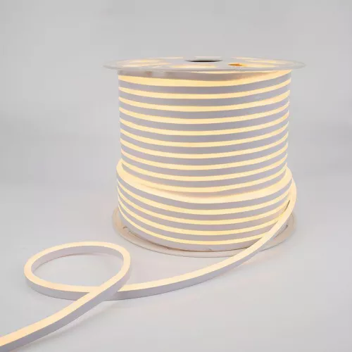 Шнур светодиодный гибкий неон LED SMD 8х16мм 120LED/м теп. бел. (уп.100м) Neon-Night 131-046 фото 7 Шнур светодиодный гибкий неон LED SMD 8х16мм 120LED/м теп. бел. (уп.100м) Neon-Night 131-046 фото 7