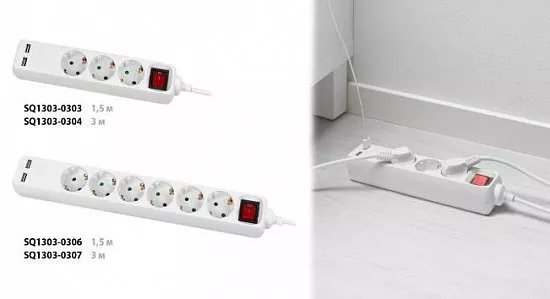 Удлинители бытовые с USB – разъемами