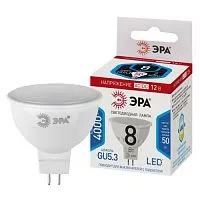 Лампа светодиодная STD LED MR16-8W-12V-840-GU5.3 MR16 8Вт софит GU5.3 нейтр. бел. 12В ЭРА Б0049094