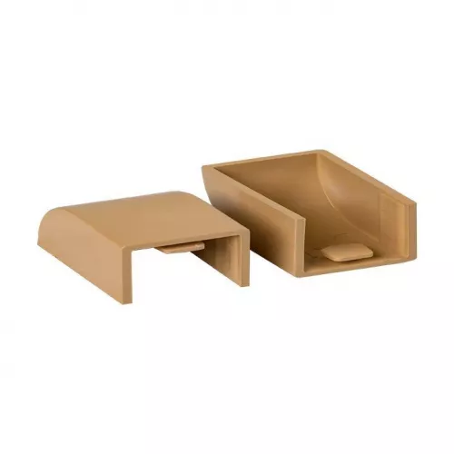 Заглушка 20х10 под свет. дерево Plast PROxima (уп.4шт) EKF ecl-20-10x4 фото 2