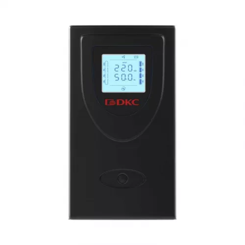 Источник бесперебойного питания ИБП Info LCD 2000В.А IEC (2) Schuko (2) USB + RJ45 DKC INFOLCD2000SI фото 3
