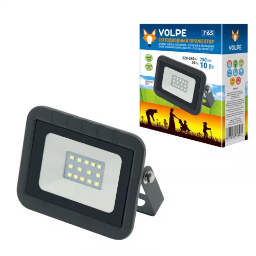 Прожектор светодиодный Volpe 30W 3000K ULF-Q511 30W/WW IP65 220-240В Black UL-00003287