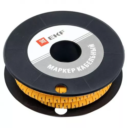 Маркер каб. 1.5кв.мм "1" (к-1000ед) (ЕС-0) EKF plc-KM-1.5-1 фото 2