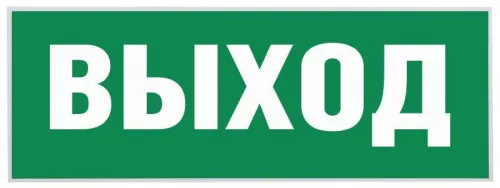 Этикетка самоклеящаяся "Выход" SSA-101 INFO-SSA-111 ЭРА Б0048480