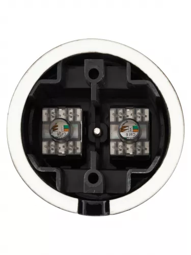 Розетка двойная компьютерная RJ45 черная «Болонь» TDM фото 5