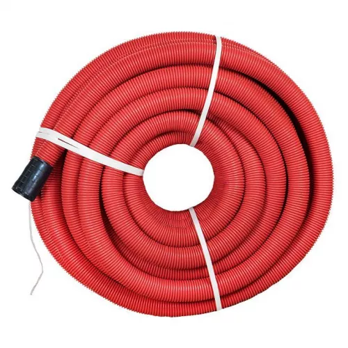 Труба гофрированная двустенная ПНД d160 с протяжкой SN6 красн. (уп.50м) PROxima EKF tg2st-160-50m фото 2