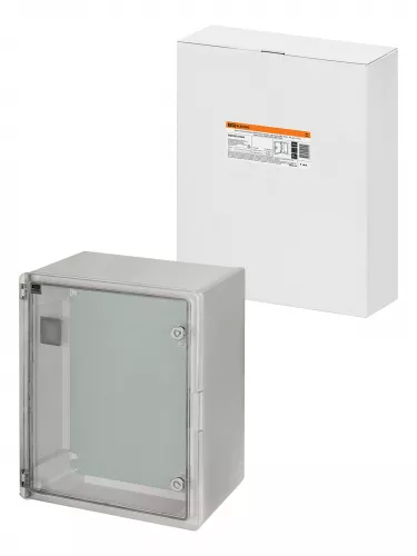 Бокс пластиковый ЩМП-0-6, прозр., крышка ABS, IP65, -45 до +75 С, навесной, (500x400x180) TDM