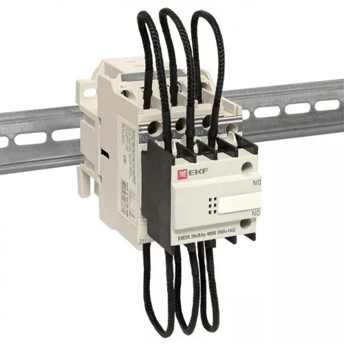 Контактор для конденсатора КМЭК 20квар 400В 2NО+1NC PROxima EKF ctrk-s-43-20-400 фото 3
