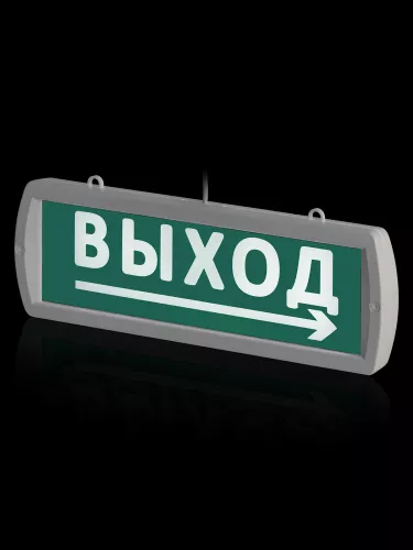 Оповещатель охранно-пожарный световой Топаз-24-Д "Направление к выходу" 24 В, IP52 TDM фото 6