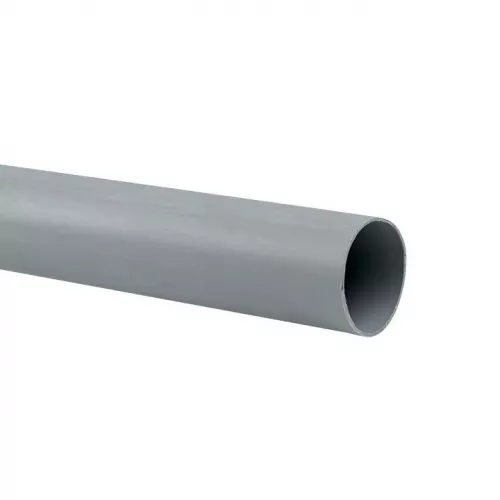 Труба ПВХ гладкая жесткая d40 сер. (дл.3м) EKF trg-40-3n