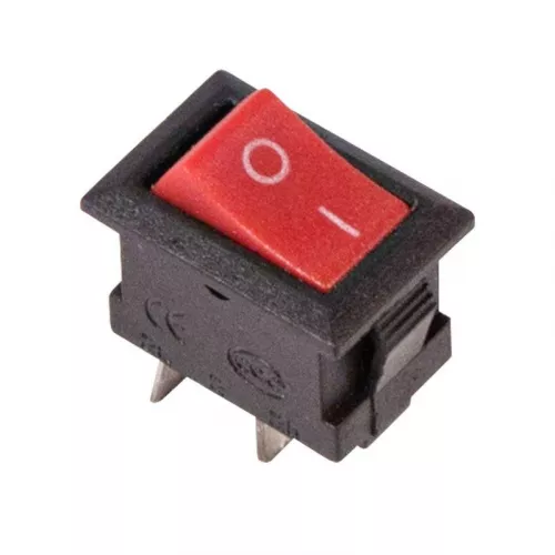 Выключатель клавишный 250В 3А (2с) ON-OFF Micro RWB-101 красн. Rexant 36-2011 Выключатель клавишный 250В 3А (2с) ON-OFF Micro RWB-101 красн. Rexant 36-2011