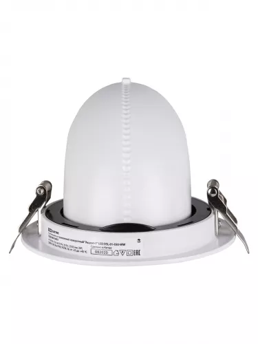 Светильник встраиваемый поворотный "Акцент-1" LED DSL-01-030-WW 30 Вт, 24°, 3000 К, 90 Ra, IP40, TDM фото 4