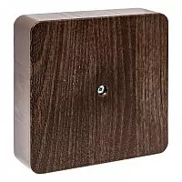 Коробка разветвительная КМР-030-032 104х104х28 темн. дерево PROxima EKF plc-kmr-030-032-t