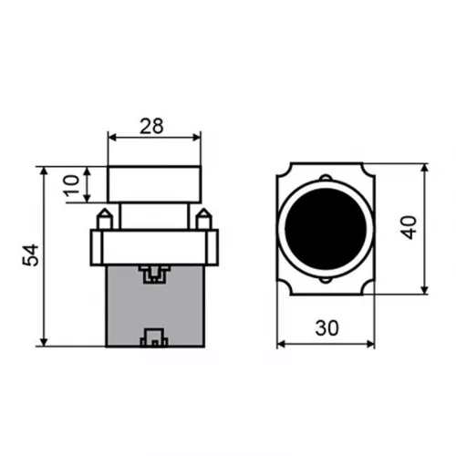Кнопка XB2 желт. NO Rexant 36-5521 фото 6