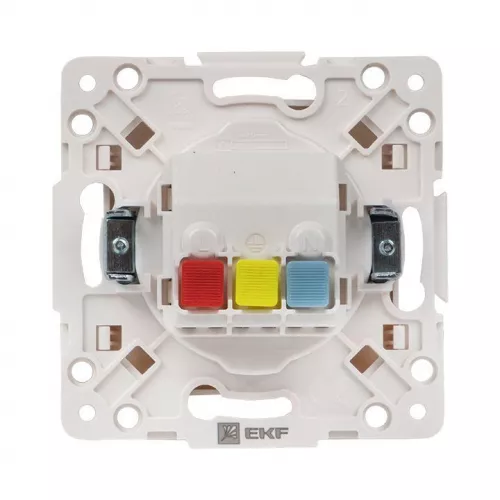 Розетка 1-м СП Стокгольм 16А IP20 с заземл. защ. шторки бел. PROxima EKF EXR16-028-10 фото 7