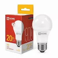 Лампа светодиодная LED-A60-VC 20Вт 230В E27 3000К 1800лм IN HOME 4690612020297