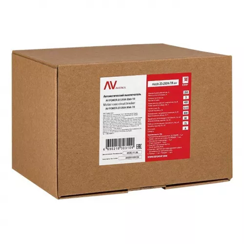 Выключатель автоматический 3п 250А 35кА AV POWER-2/3 TR AVERES EKF mccb-23-250-TR-av фото 6