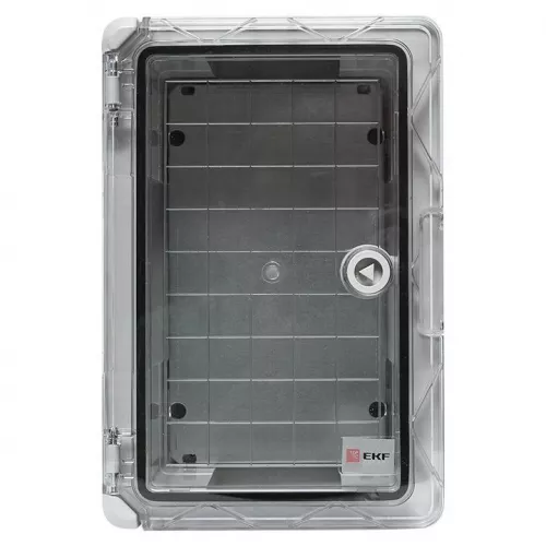 Бокс пластиковый с монтажной платой 300х200х130 IP65 прозр. дверь PROxima EKF PBT65MP001 фото 10