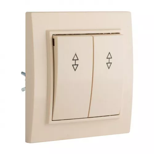 Переключатель проходной 2-кл. СП Минск 10А IP20 беж. EKF ERV10-026-20 фото 4