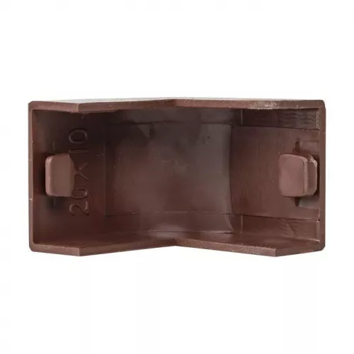 Угол внешний 20х10 под темн. дерево Plast PROxima (уп.4шт) EKF obd-20-10x4 фото 3