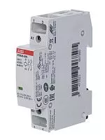 Контактор ESB20-20N-06 модульный (20А АС-1 2НО) катушка 230В AC/DC ABB 1SBE121111R0620
