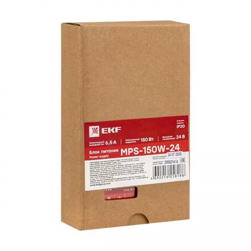 Блок питания 24В MPS-150W-24 Proxima EKF mps-150w-24 фото 2 Блок питания 24В MPS-150W-24 Proxima EKF mps-150w-24 фото 2