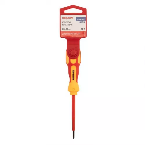 Отвертка "Электрика" PH0 75мм REXANT 12-4715 фото 4