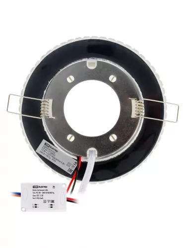 Светильник встраиваемый СВ 03-17 GX53 230В LED подсветка 5 Вт зеркальный/хром TDM фото 6