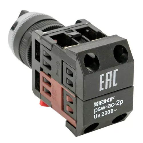 Переключатель  АС-22 2P черн. NO+NC PROxima EKF psw-ac-2p фото 6