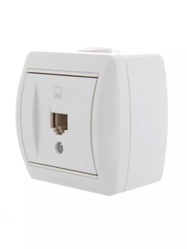 Розетка компьютерная 1-м ОП Ната RJ45 бел. LEZARD 710-0200-139 фото 4 Розетка компьютерная 1-м ОП Ната RJ45 бел. LEZARD 710-0200-139 фото 4