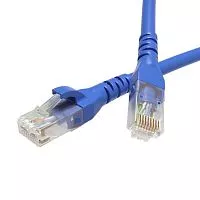 Патч-корд неэкранированный кат.6 U/UTP 4х2 LSZH 1.5м син. DKC RN6UU4515BL