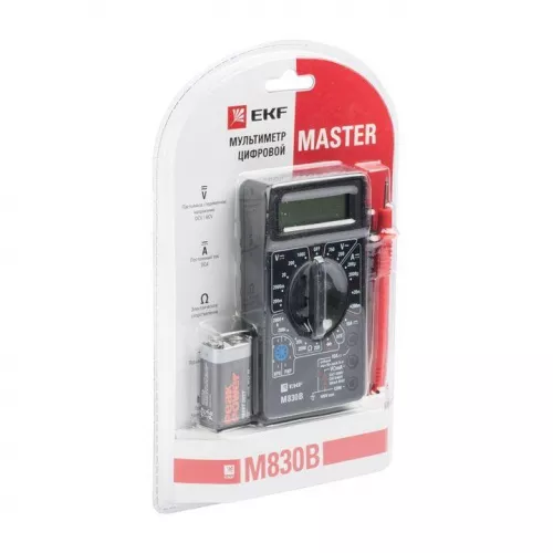 Мультиметр цифровой M830B Master EKF In-180701-bm830B фото 7 Мультиметр цифровой M830B Master EKF In-180701-bm830B фото 7