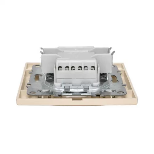 Выключатель 2-кл. СП Минск 10А IP20 беж. EKF ERV10-023-20 фото 7