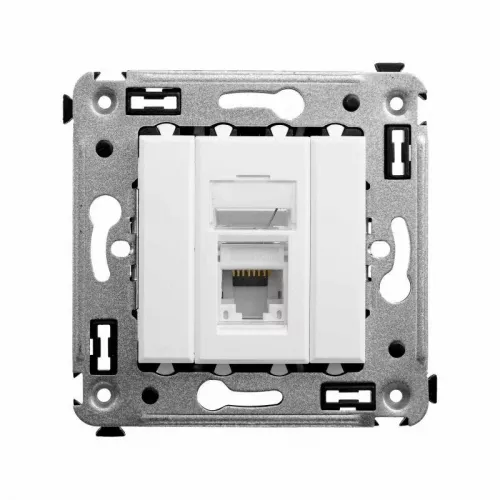 Розетка 1-м RJ-45 СП кат.5e Avanti "Белое облако" DKC 4400463 Розетка 1-м RJ-45 СП кат.5e Avanti "Белое облако" DKC 4400463