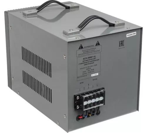 Стабилизатор напряжения АСН-3000/1-Ц 1ф 3кВт IP20 релейный Ресанта 63/6/5 фото 4