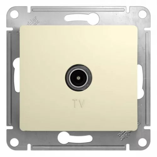 Механизм коннектора TV антенны Glossa беж. SchE GSL000293 Механизм коннектора TV антенны Glossa беж. SchE GSL000293