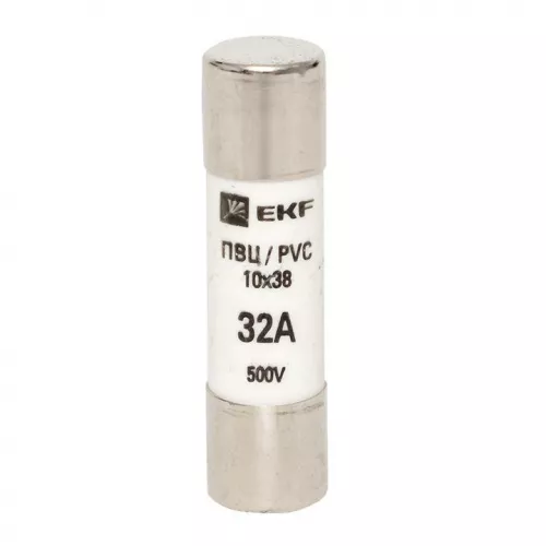 Вставка плавкая цилиндрическая ПВЦ 10х38 32А EKF pvc-10x38-32 фото 2