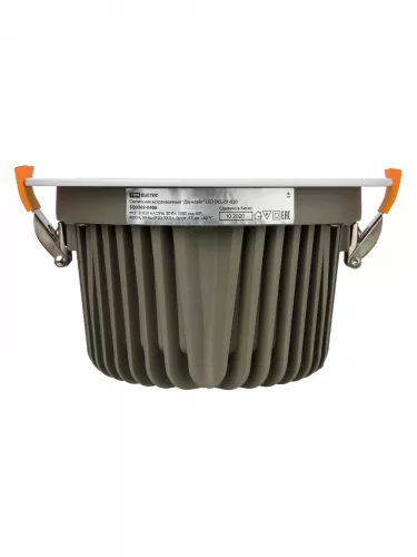 Светильник встраиваемый "Даунлайт" LED DCL-01-030 30 Вт, 4000 К, 80 Ra, IP20, прозрачный расс., TDM фото 5