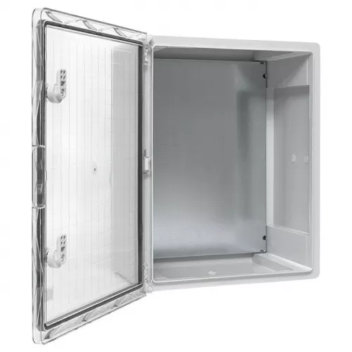Бокс пластиковый с монтажной платой 500х400х240 IP65 прозр. дверь PROxima EKF PBT65MP007 фото 2