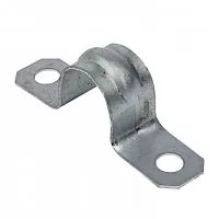 Скоба крепежная двухлапковая d16-17мм метал. (уп.100шт) EKF sm-2-16-17