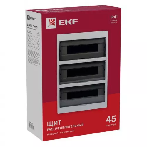 Щит ЩРН-П-45 IP41 EKF pb40-n-45 фото 4 Щит ЩРН-П-45 IP41 EKF pb40-n-45 фото 4