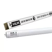 LED-T8-10W/NW/G13/FR/FIX/N Лампа светодиодная, матовый рассеиватель. Белый свет. Цоколь G13 неповоротный. ТМ Volpe.